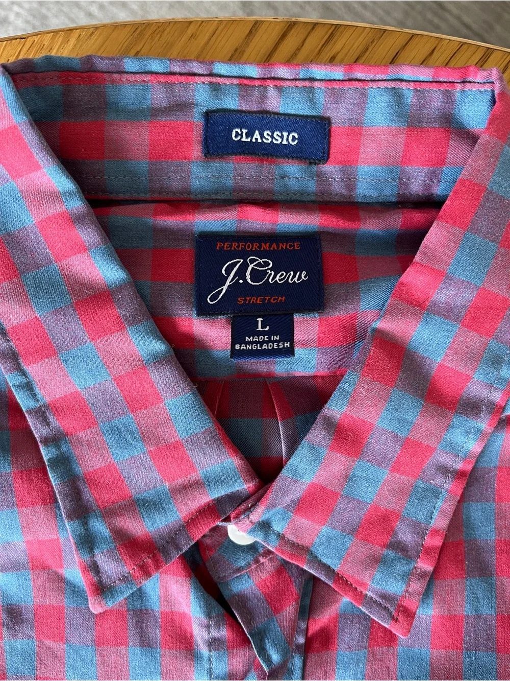 J. Crew performance stretch Classic amen’s Button-Down Shirt